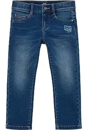 QS by s.Oliver Brad Slim Fit Blue 98 chłopięce spodnie jeansowe, kolor , , 98