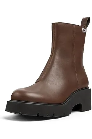 Camper Damskie buty Milah Ankle Boot, Medium Brown, 41 EU