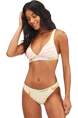 Billabong Damski klasyczny top bikini, Nadruk kryształu solnego, L