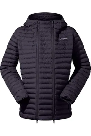 Berghaus Damska kurtka ciążowa Nula 2w1 z kapturem, Czarny/czarny, 38