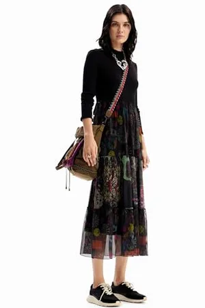 Desigual Vest_NASDAQ, 2000 Black, S, , S