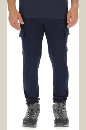 Jeep Męskie spodnie cargo J J23w Star Print, małe spodnie sportowe, z kieszenią boczną, niebieskie (Mitternachtsblau), L, , L