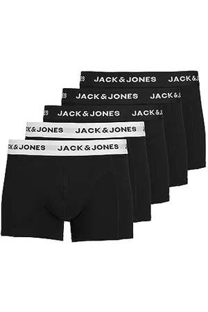 JACK & JONES Męskie bokserki z solidnym bagażnikiem (5 szt.)