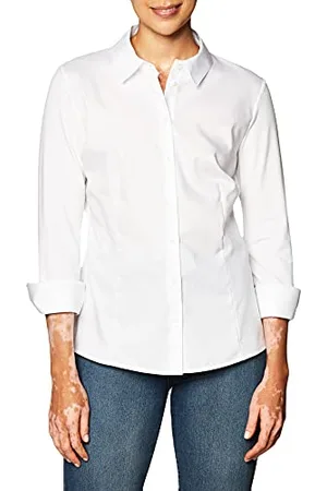 Calvin Klein Damska bluzka z dzianiny z kołnierzem