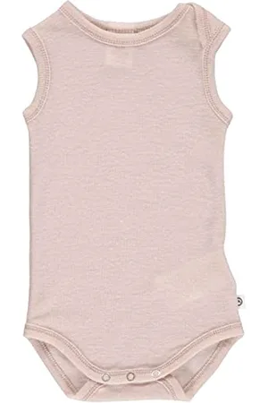 Müsli By Green Cotton Baby Girls Woolly bez rękawów Body Base Layer, , 92, , 92 cm