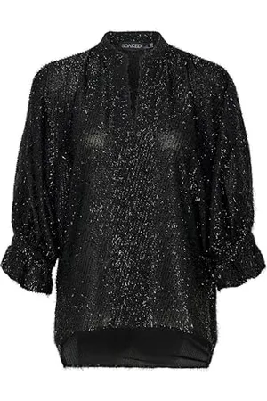 Soaked in Luxury In Luxury SLLia Amily bluzka luźna fit 3/4 rękaw, , M
