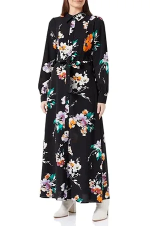 VERO MODA VMSHILAH NAJA LS Long Shirt Dress WVN GA, , XS