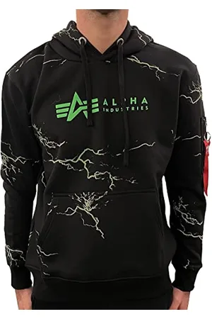 Alpha Industries Lightning AOP Hoody Męska bluza z kapturem