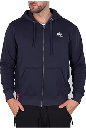 Alpha Industries Basic Zip Hoody SL Bluza z kapturem dla mężczyzn