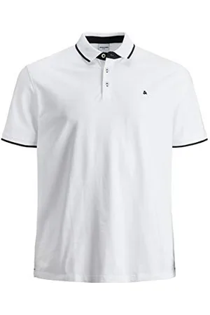 JACK & JONES Plus Koszulka męska Jjepaulos Polo Ss Noos Ps, , 6XL