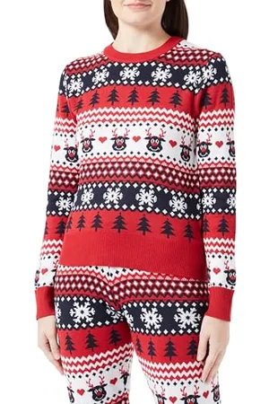 ONLY Bestseller A/S Onlxmas Reindeer Ls O-Neck Box KNT sweter z dzianiny, , S