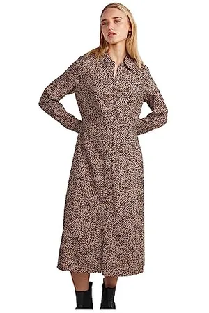 Pieces® Bestseller A/S Damska sukienka Pcnova Ls Midi Dress Noos Bc, , L