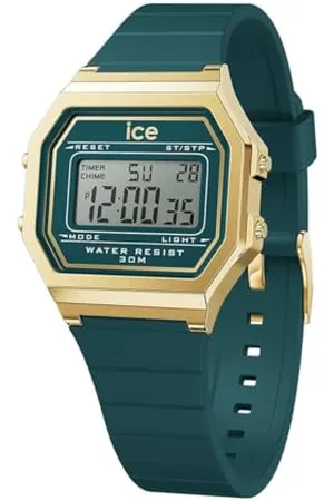 Ice-Watch ICE digit retro Verdigris - Niebieski zegarek damski z plastikowym paskiem - 022069 (Small)