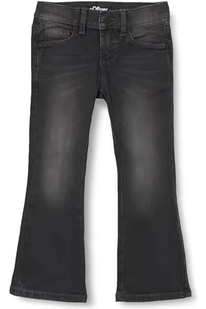 QS by s.Oliver Spodnie jeansowe z rozkloszowanymi nogawkami, Betsy Regular Fit, , 116 cm