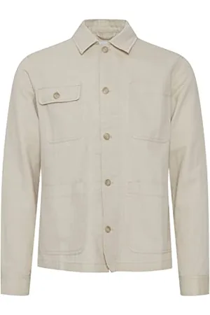 Casual Friday Męska kurtka CFJerslev 0050 Linen Mix Jacket kurtka, 135304/Light Sand, XL, , XL