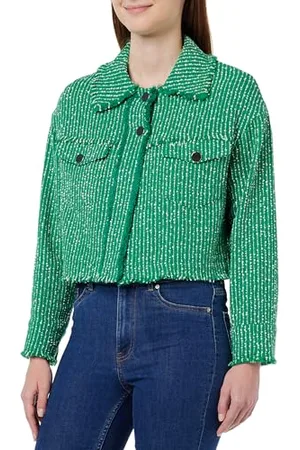 Benetton Kurtka 22I4DN028 Kurtka, Zielony Melange 903, M Damski, , M