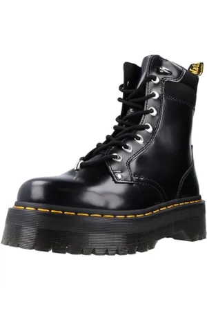 Dr. Martens 8 Eye Boot, Płazy Unisex-Dorosły, Black Buttero & Black 100% Recycled przez PK Mesh, 39 EU, , 39 EU