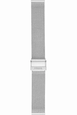 Fossil Pasek do zegarka damski 12 mm LiteHide skóra srebrny, S181376, , 18 mm, Casual