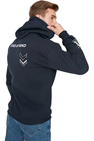 Trendyol Męska bluza z długim rękawem, , XL
