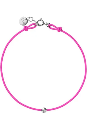 Ice-Watch Ice Jewellery - Diamond Bracelet - Cord Neon Pink (021100)