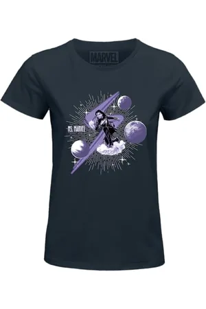 Marvel Koszulka damska MS WOMAVLSTS021, granatowa, rozmiar S, , S