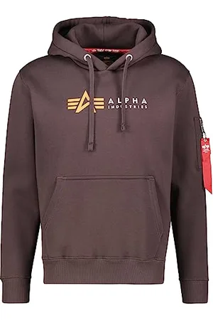 Alpha Industries Label Hoody Bluza z kapturem dla mężczyzn