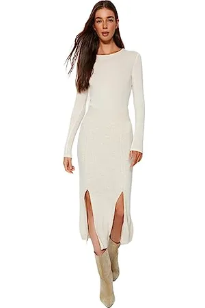 Trendyol Damska prosta spódnica midi, , S