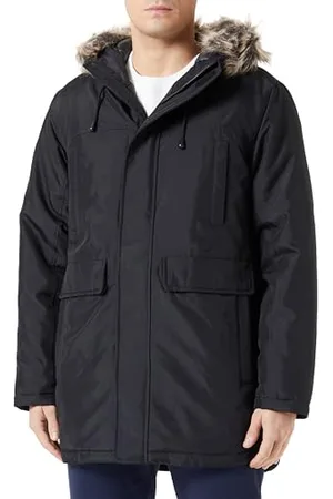 Only & Sons ONSFUTURE Faux FUR Parka OTW męska kurtka zimowa, czarna, XL, , XL