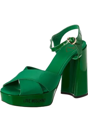 Moschino Damskie Ja1605cg1gim185a39 W.Sandal, zielone, 39, , 39 EU