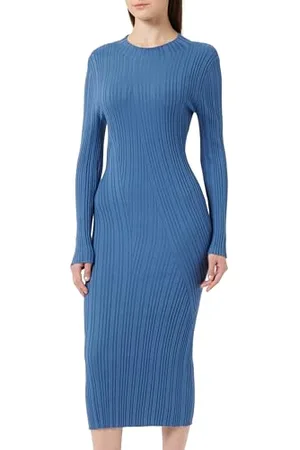 QS by s.Oliver Damska sukienka Blue 46, , 46