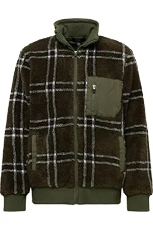 Mavi Męska bluza Check Kombu, zielona, XL, , XL