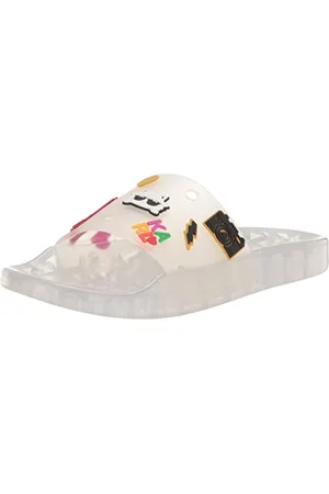 Karl Lagerfeld Paris Damskie Kl125966-cl1-10 sandały przesuwne, bezbarwne, 41,5 EU, bezbarwny, 41.5 EU