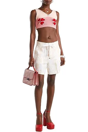 Benetton Bermudy 4O5XD900X szorty, , XS Damski, , XS