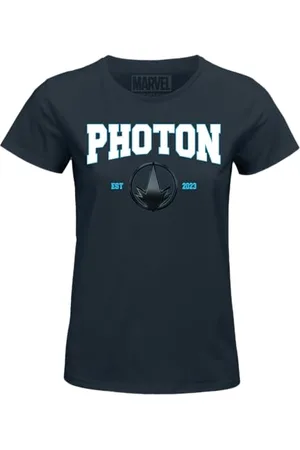Marvel "Photon Is 2023" WOMAVLSTS001 Koszulka damska, Navy, Rozmiar L, , L