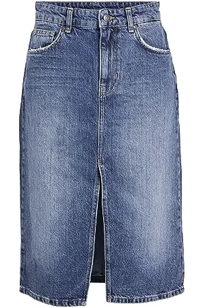 Object OBJHARLOW MIDI Denim Skirt NOOS, , M