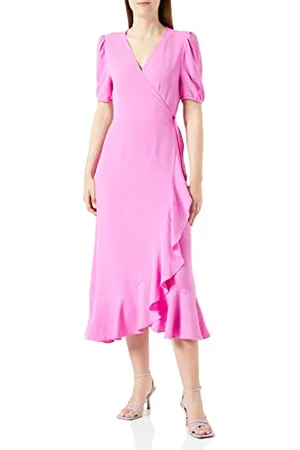 ONLY ONLMETTE SS WRAP sukienka midi WVN, , S