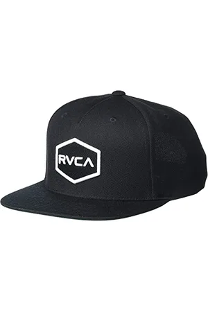 RVCA Męska czapka snapback/czarny/biały, jeden rozmiar