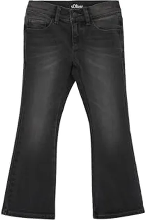 QS by s.Oliver Spodnie jeansowe z rozkloszowanymi nogawkami, Betsy Regular Fit, , 110 cm