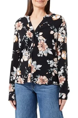ONLY Damska koszulka Onlnova Life L/S z dekoltem w serek, AOP PTM, bluzka z długim rękawem, , M