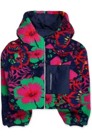 Tuc Tuc Parka Odwracalny Dziewczyna Kolekcja Wild Kwiaty Dziewczyny, , 8 lat