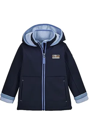 Killtec Dzieci Kurtka typu softshell/kurtka outdoorowa z kapturem FIOS 59 MNS SFTSHLL JCKT, 98-104, blue, 41563-000