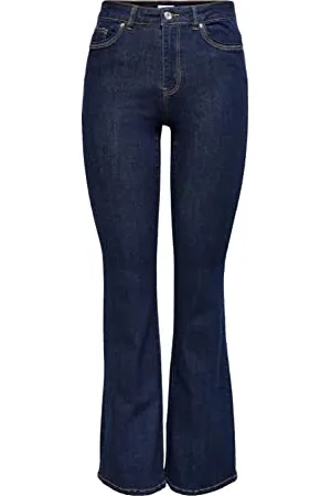ONLY Dżinsy damskie Flared Fit ONLWAUW z wysokim stanem, , L / 32L