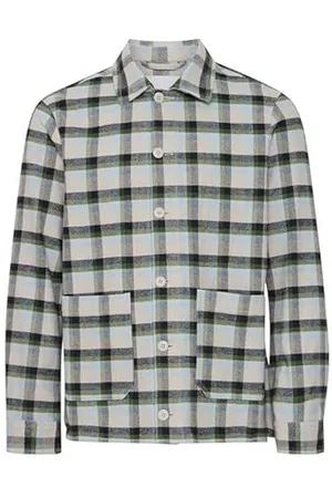 Casual Friday Męska kurtka CFjuels Checked Jacket, 135304 / Light Sand, XXL, , XXL