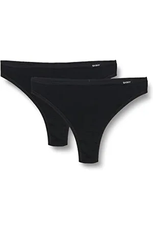 Skiny Stringi - Kobiety, czarny, 38