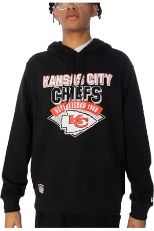 New Era Męska bluza z kapturem NFL Team Graphic Hoody Kanchi Blkwhi Kansas City Chiefs bluza z kapturem, , L