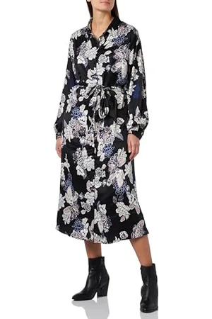 ONLY CARFRIYAY L/S Shirt Dress AOP BF, , 46