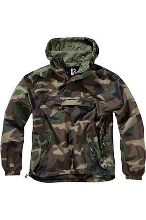 Brandit Letnia wiatrówka, kurtka przeciwdeszczowa, kurtka, kurtka treningowa, rozmiar S do 5XL, Leśny, 5XL