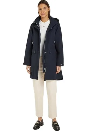 Tommy Hilfiger Damska parka z mieszanki bawełny Essential, , 66