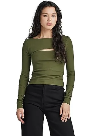 G-Star RAW Cut-Out Slim Boat t ls, , L
