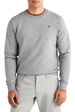Hackett Męski sweter Hackett Ldn z logo Crw, , Rozmiar uniwersalny/L